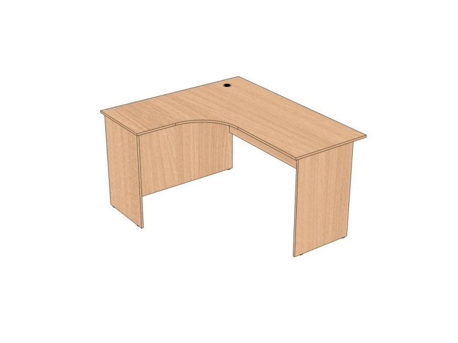 Ergonomic Corner Desk 1404/504*1204/604*740 mm ASUE-14