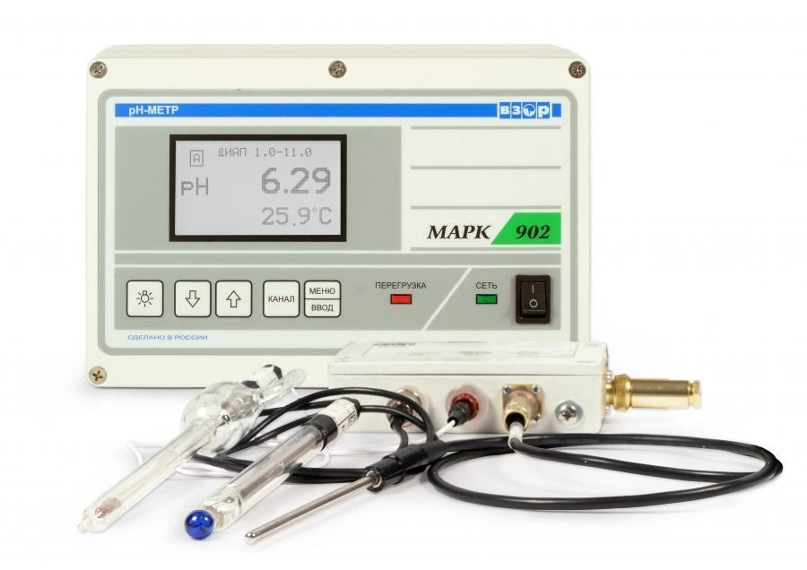 مقياس الحموضة عبر الإنترنت MARK-902 للاستخدام في التدفق والغمر