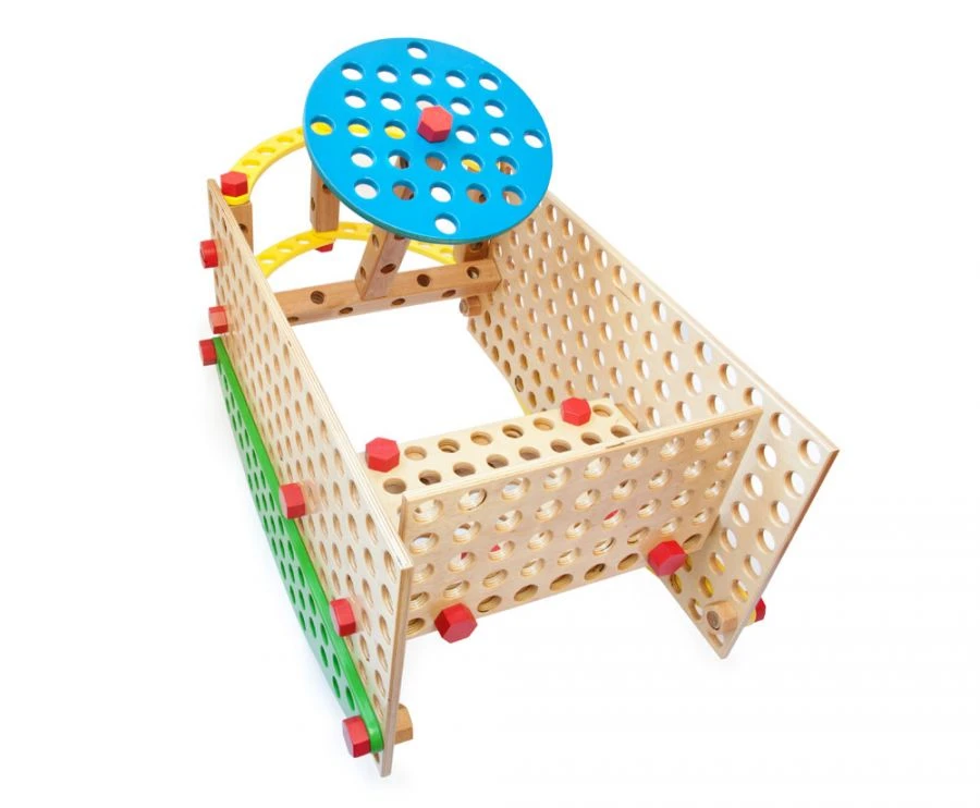 مجموعة البناء الخشبية "وسائل النقل المائية