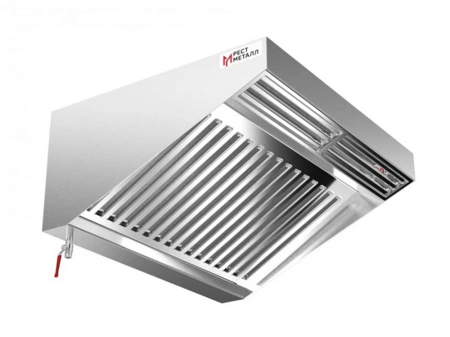 Wall-Mounted Supply and Exhaust Canopy Ventilation Hood ZPVU Model ZPVU-U