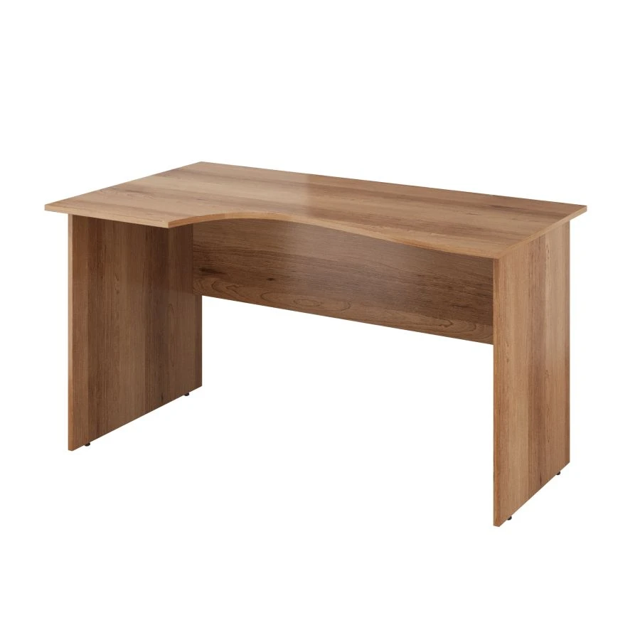 Curved Left Desk KЦ04 1380x800/650x750 mm