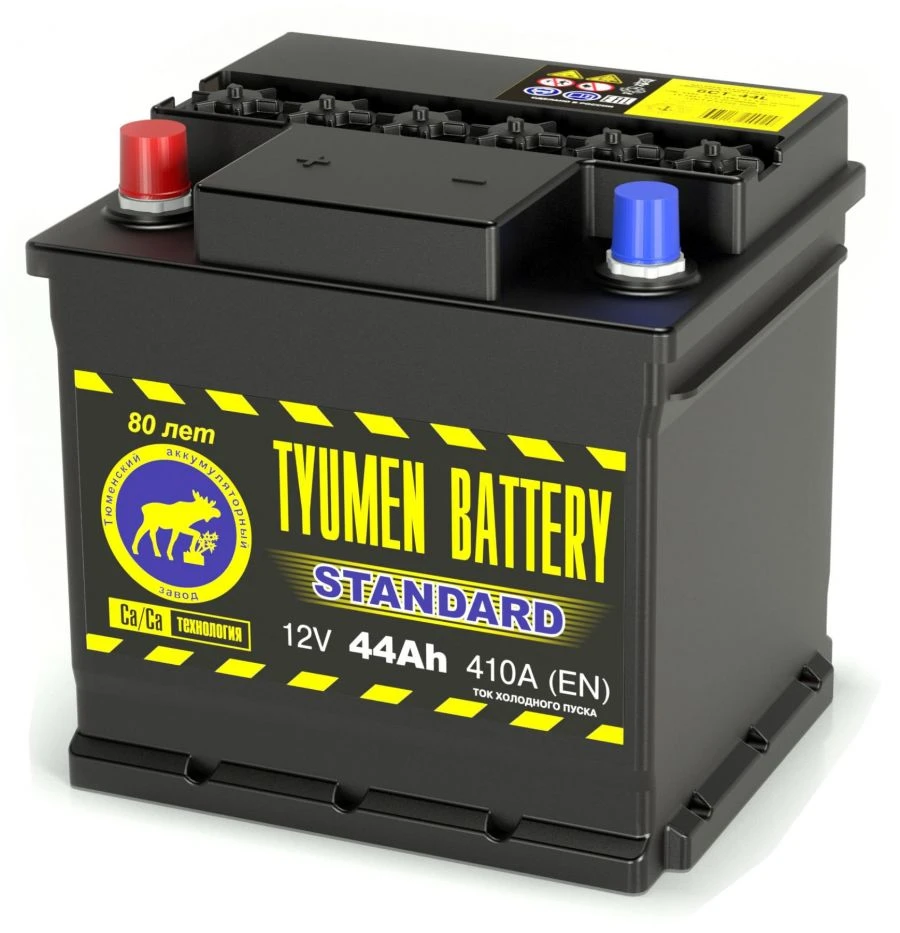 بطارية بدء التشغيل الرصاصية TYUMEN BATTERY 6СТ-44L STANDARD