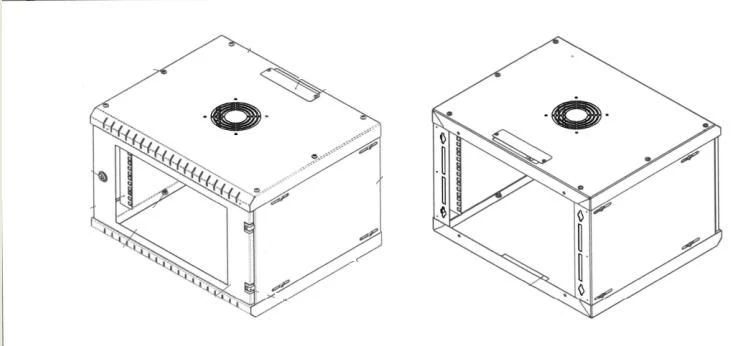 Wall-Mounted Telecommunications Cabinets DT Standart TLNR 4-24U