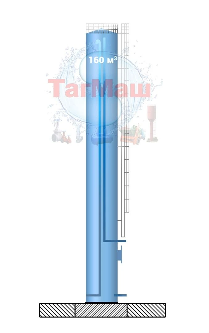 Water Tower "Rozhnovsky" VBR 160/24/3020