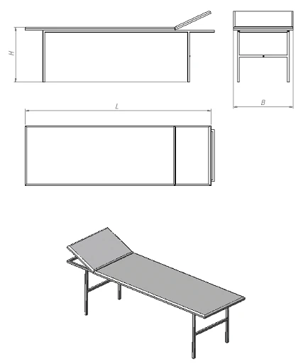 Examination Couch for Rehabilitation Procedures (K.MS Series)