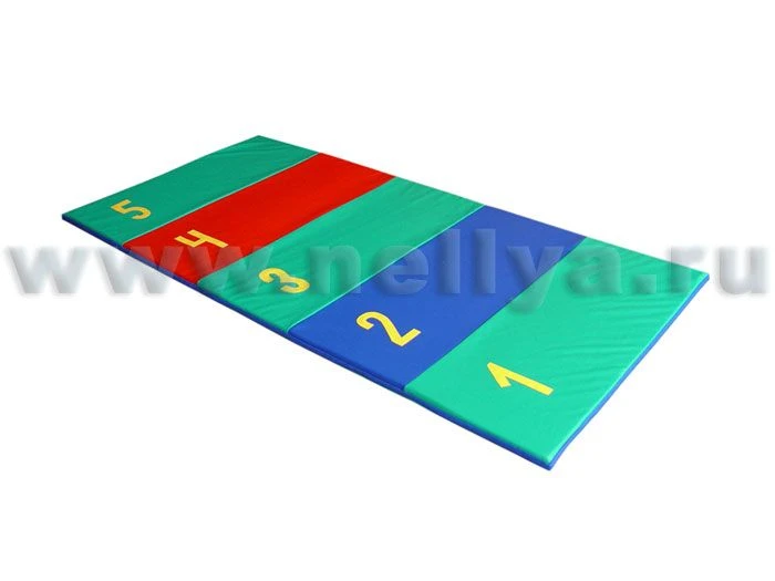 Colorful Exercise Mat 'Who Goes Further' - Nellya