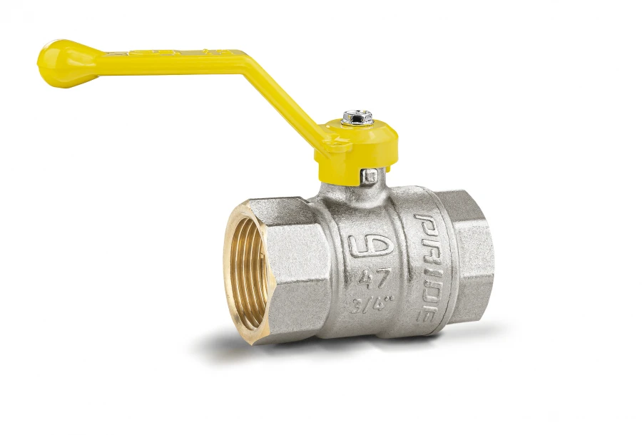 صمام كروي نحاسي LD Pride 47.20.V-V.R.GAS للتحكم في السوائل والغازات