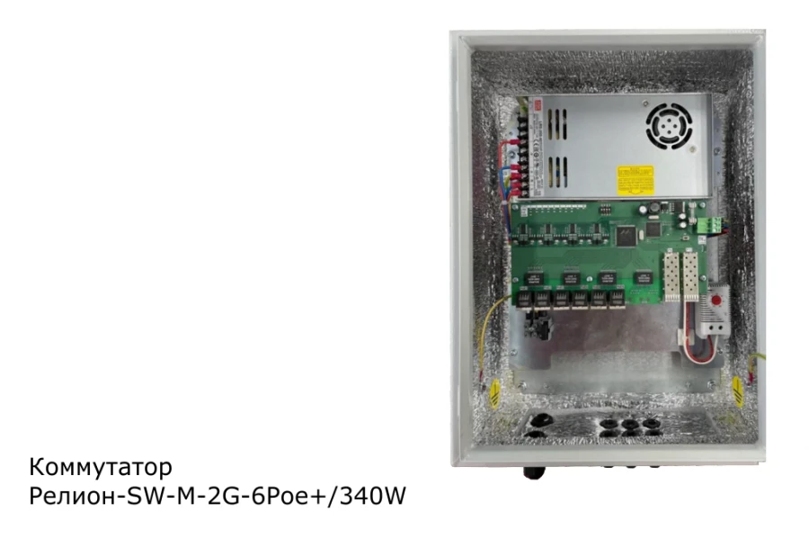 مفتاح مُدار صناعي Relion-SW-M-2G-6Poe+/340W