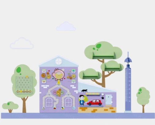 لوحة تعليمية زخرفية "الميزانية العائلية" PFG-0SB