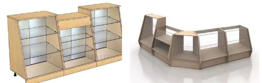 كونتر خشبي للبيع للأعمال - نموذج "Edelwood