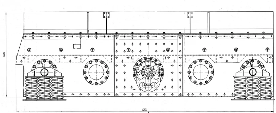 Heavy-Duty Inertial Screening Machine for Bulk Materials up to 2.8t/m3 GIT-71