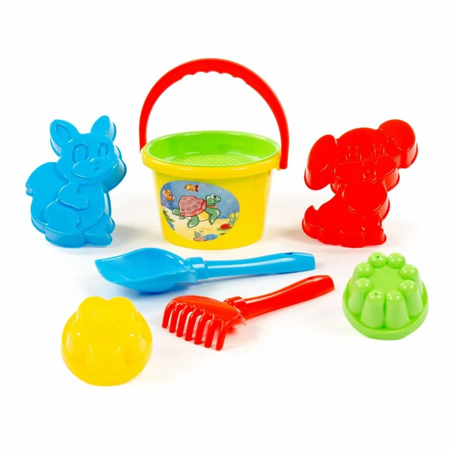 مجموعة ألعاب الرمل للأطفال مع دلو، منخل، ملعقة، أشعل، وقوالب" 2913