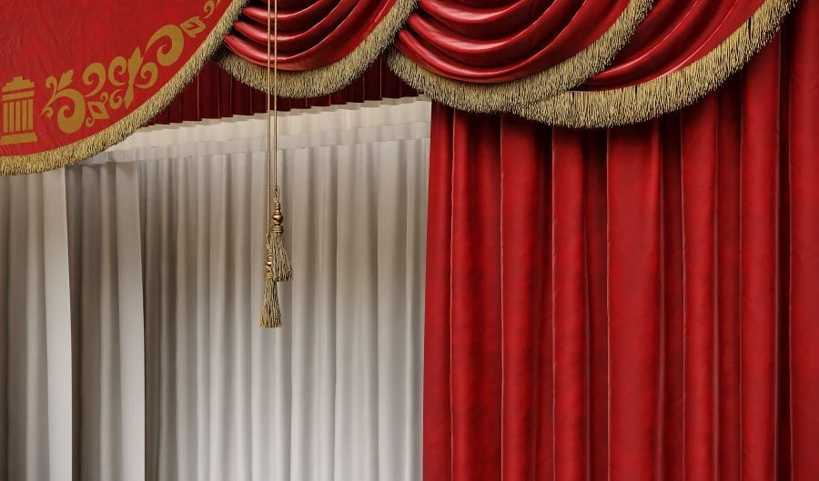 Harlequin Decorative Short Curtain - Article 003