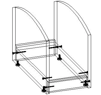 TV Stand Shelf - Model TV-APPSD-2.18.01-01