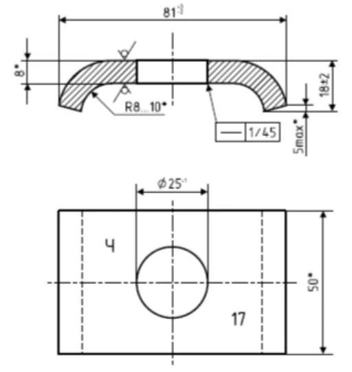 مشبك تثبيت السكة CP 369 TU-3