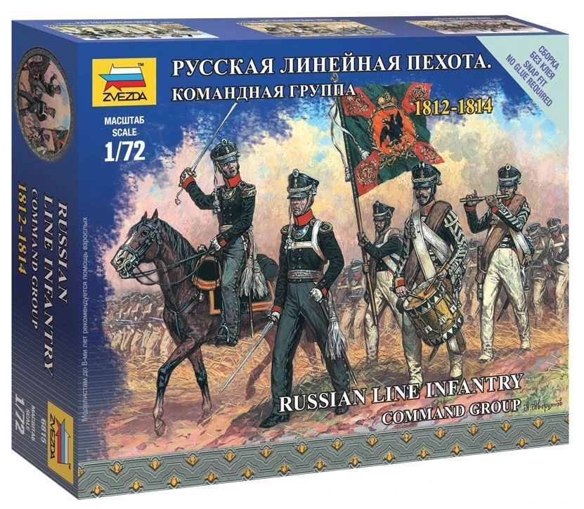 Russian Infantry Model Kit - Command Group