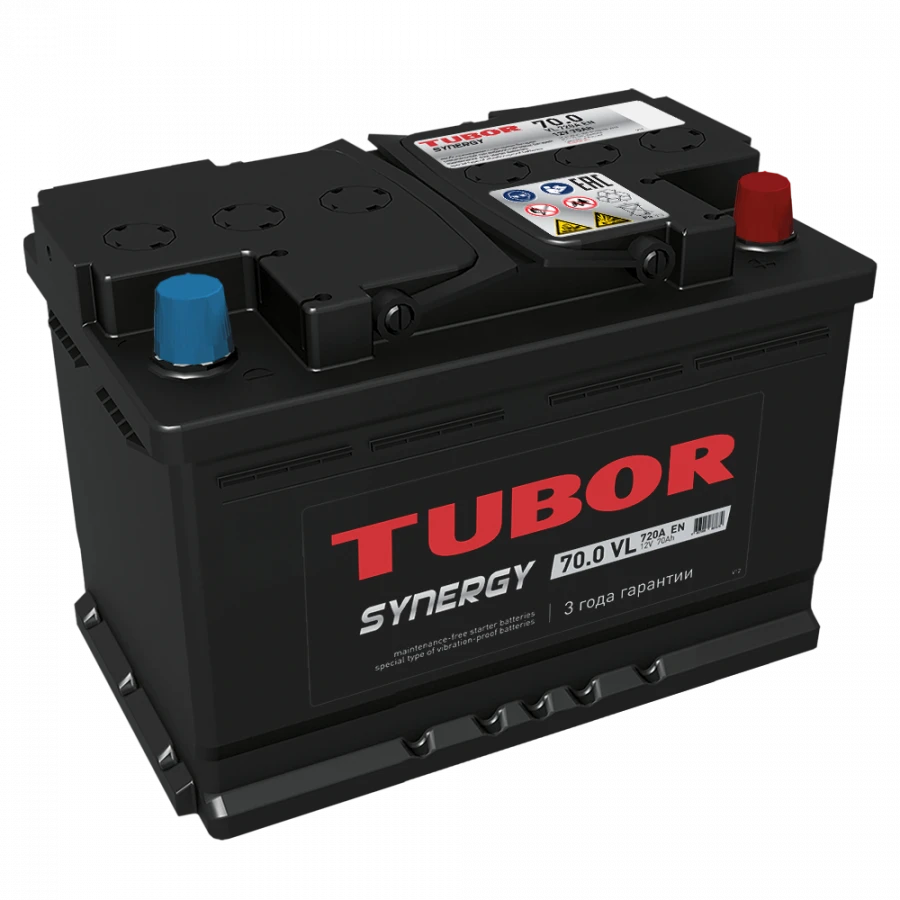 بطارية TUBOR SYNERGY 6ST-70.0 VL القابلة للشحن