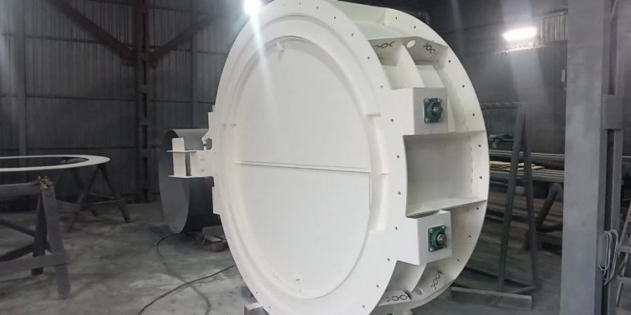 صمام قطع وتنظيم للغازات والغبار، طراز ZR-OO-F
