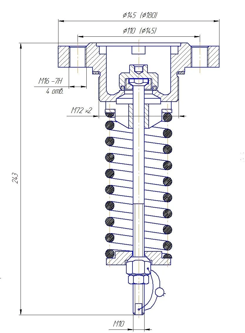 صمام الأمان GT7-171225 للغازات السائلة DN25