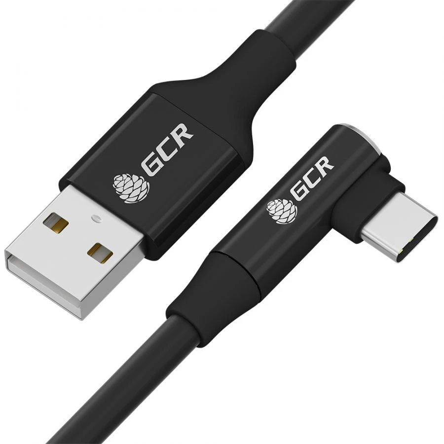 كابل Type-C للشحن السريع مع موصل بزاوية، موديل GCR-UC35