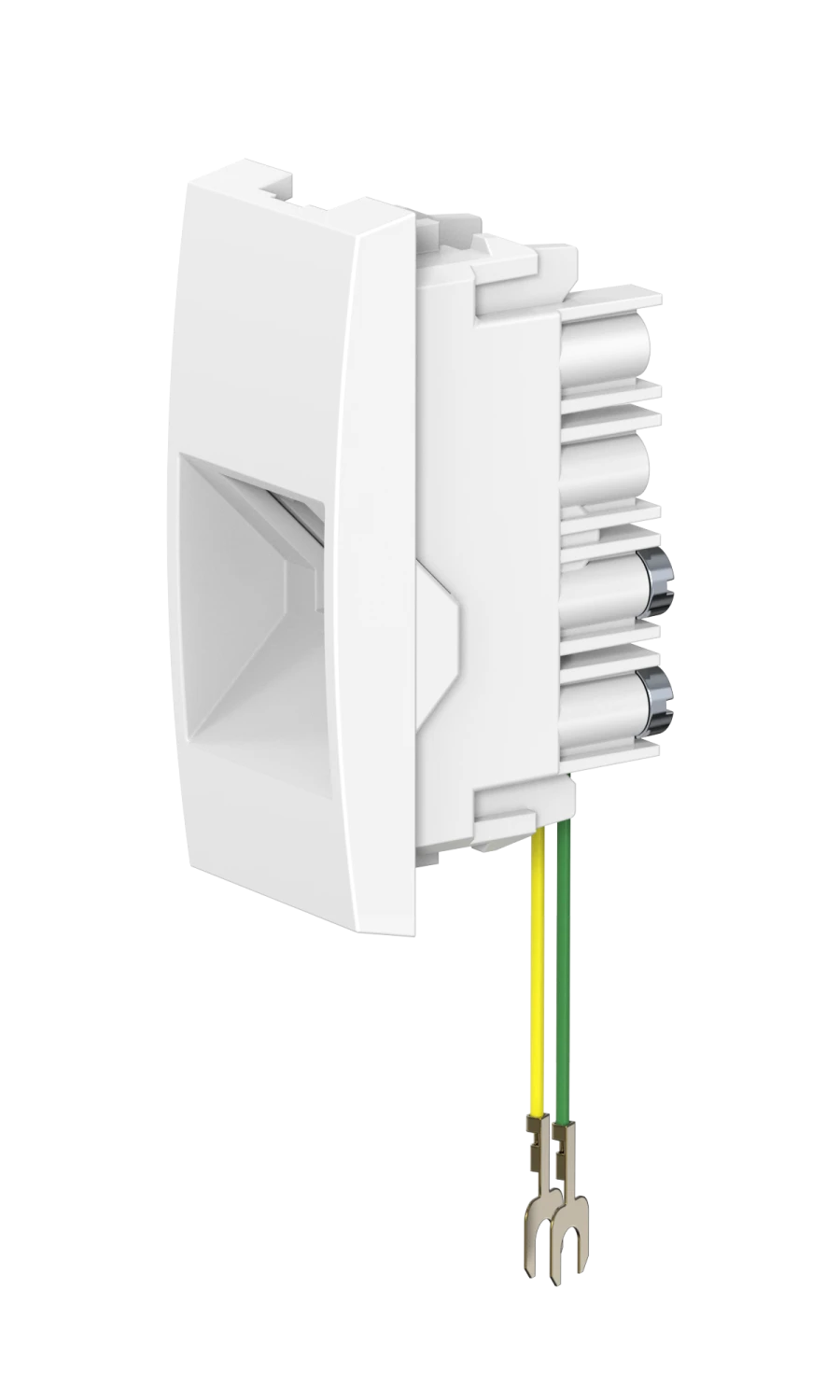 مقبس الهاتف الخفي CADUCEUS ALING MODE RJ12 6P2C 1م أبيض، فن. 661.0