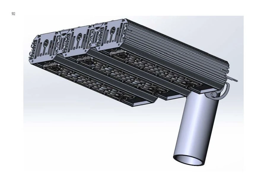 ضوء LED تصميم صناعي "MTM IoT" سلسلة كيوبيك 160 ثلاث وحدات اتصال جانبي بزاوية 180 درجة