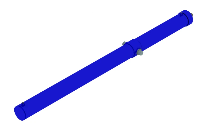 Hydraulic Cylinder 1198.00.00.00 (125x80-2000 mm) 20MPa