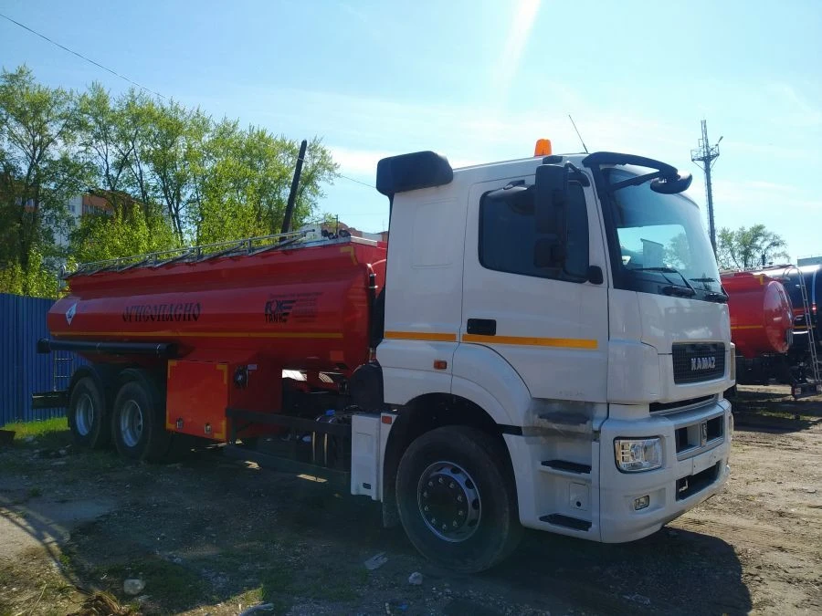Tank Truck for Transporting Hazardous Goods Type 9666E (Modification 9666E1 on KAMAZ 5325-G5)