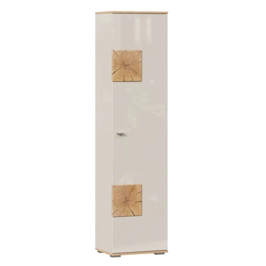 Fiji Single Door Wardrobe (Golden Oak/Kashmir) Model LD.659160.000