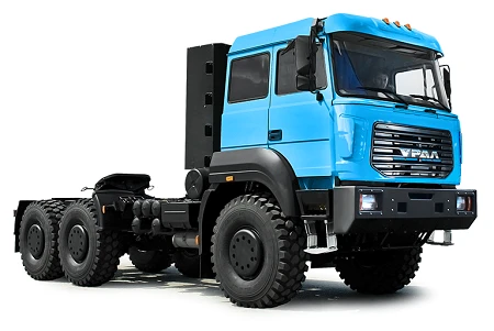 جرار مقطورة أورال 63704-3951 (خيارات التكوين: ZF 16S2220، 16S1820؛ القابض: YUCHAI)