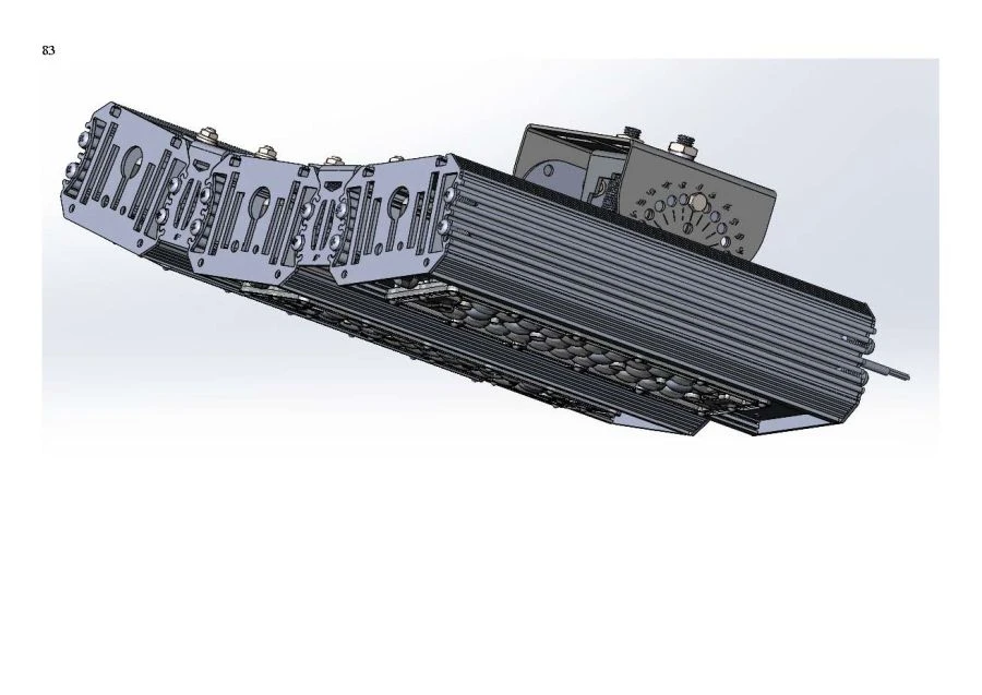 مصباح LED تصميم صناعي "MTM IoT" سلسلة كويبيك 160 ثلاثة وحدات توصيل جانبي 10 درجات تثبيت كونسل