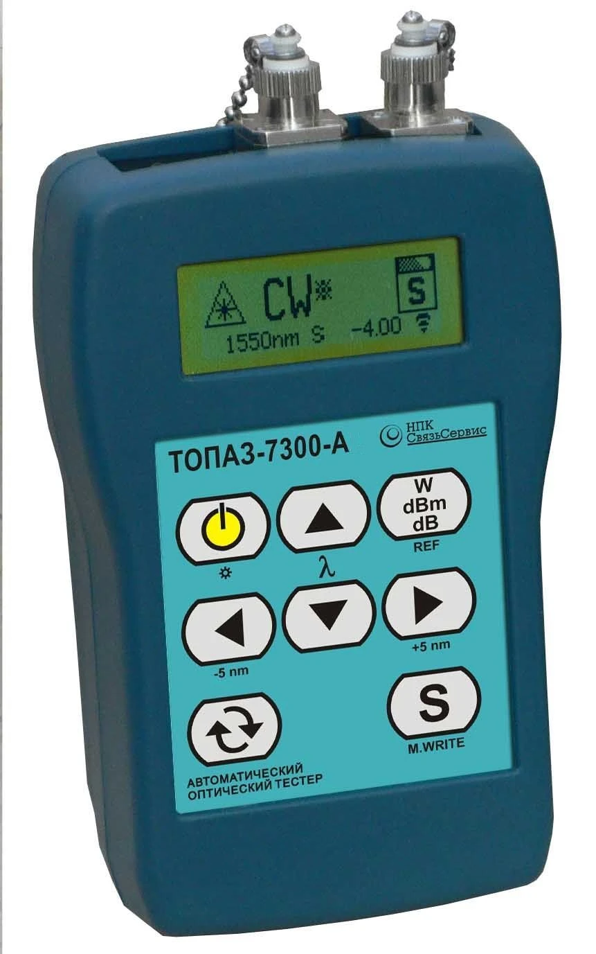 جهاز اختبار بصري لخطوط الألياف الأحادية، نموذج TOPAZ-7325-A