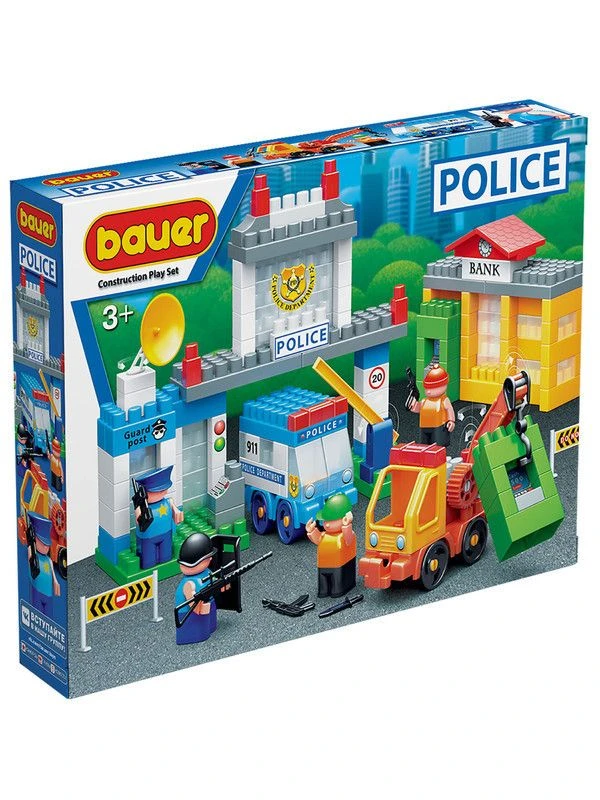 مجموعة البناء التعليمية "حماية البنك" ذات الطابع الشرطي 181 قطعة، نموذج 632