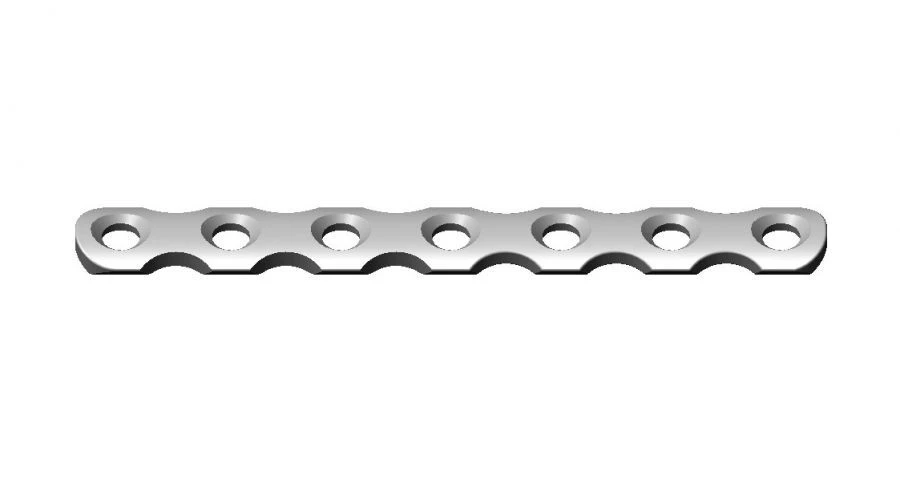 Straight Reconstruction Plates for Screws 3.5 mm, Article 23.21.XXX