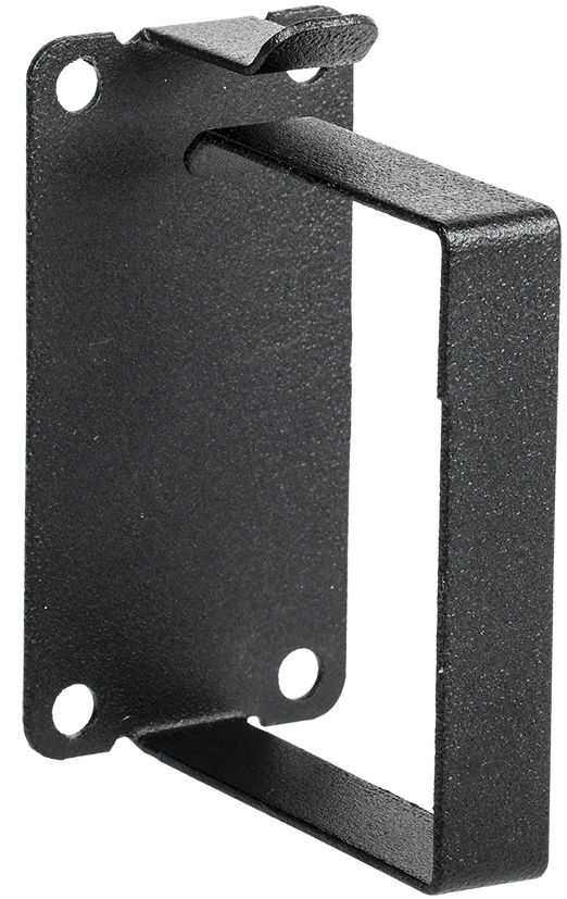 حلقة كابل ITK 70x88 مم مع قاعدة (مجموعة من 4 قطع)، أسود