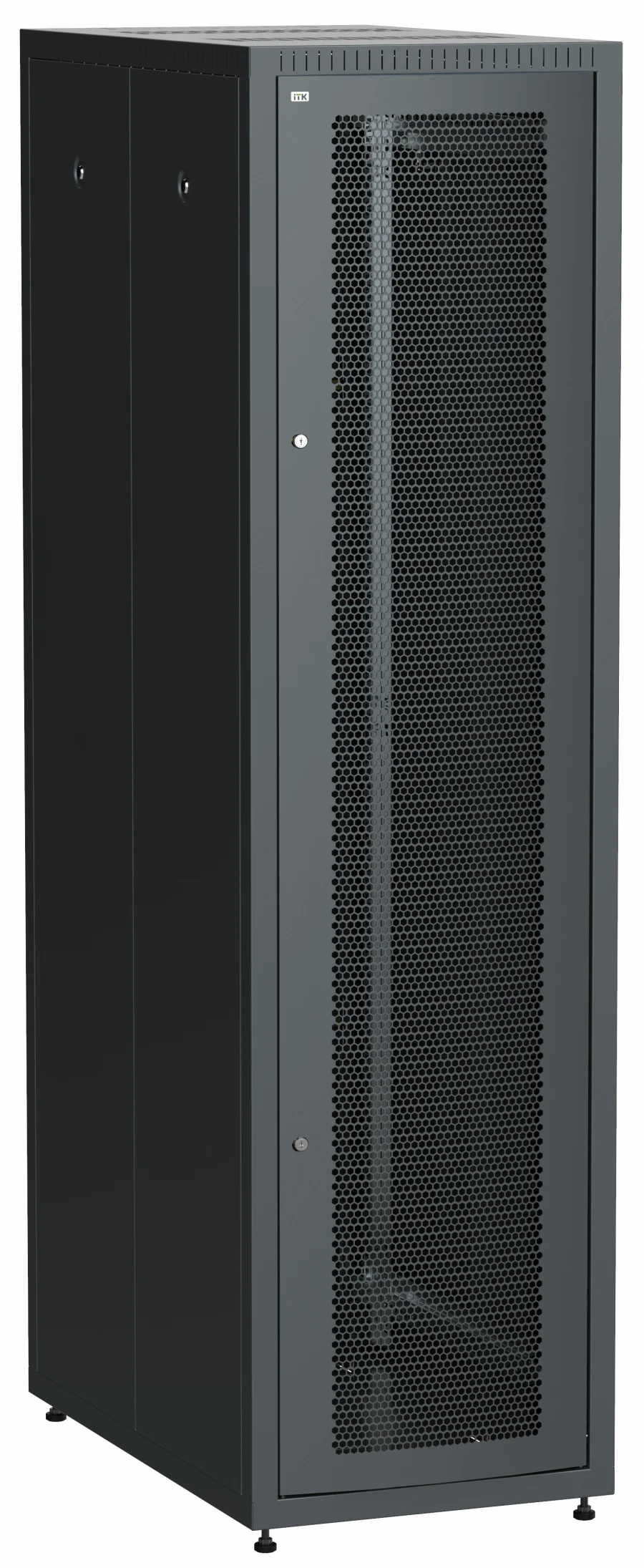 خزانة LINEA E 47U 600x1000 مم مع بابين، مثقبة ومعدنية، موديل LE05-47U61-PM