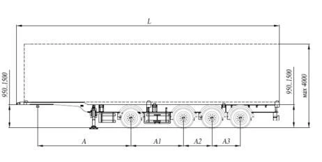 CTTM CARGOLINE 9K22 Semi-Trailer for Container Transportation