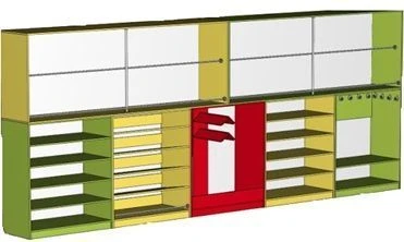 خزانة رياضية نموذج SHSSz-1-3