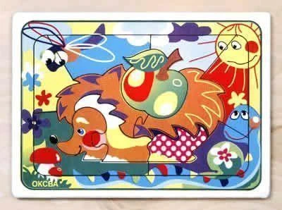 لعبة الأحجية التعليمية "القنفذ" - لعبة تفاعلية بحجم A5