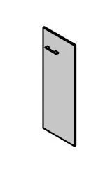 باب متوسط من MDF لأثاث المكتب - كفينز / كفينز سليم