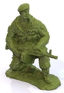 جنود المظلات الروسية (1 قطعة في العبوة: قناص أو رامي مدفع رشاش)