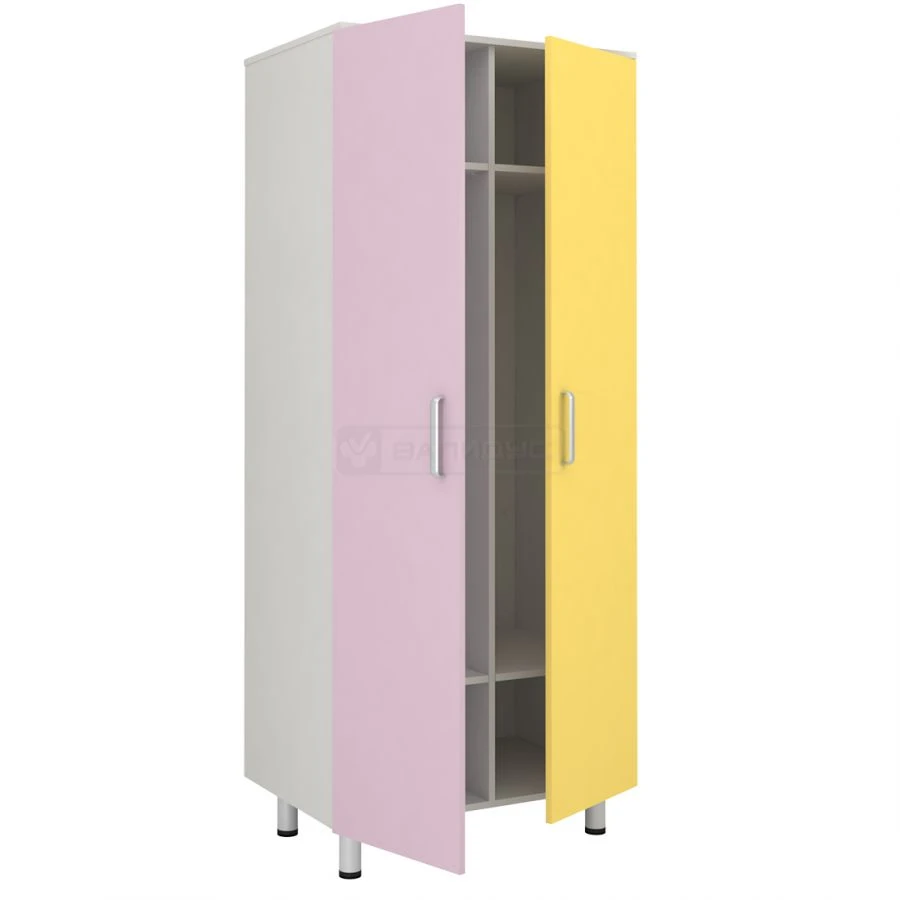 Two-Door Wardrobe with Shelf for Headgear, Model ШО-3СТ