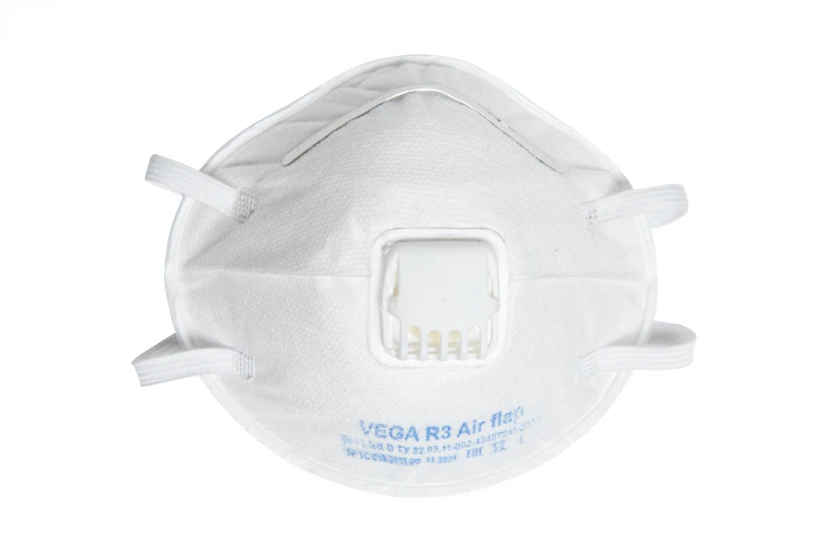 قناع نصفى فلتر من فيجا سبيك مع صمام زفير FFP3 NR D، الطراز: VEGA R3 Air Flap