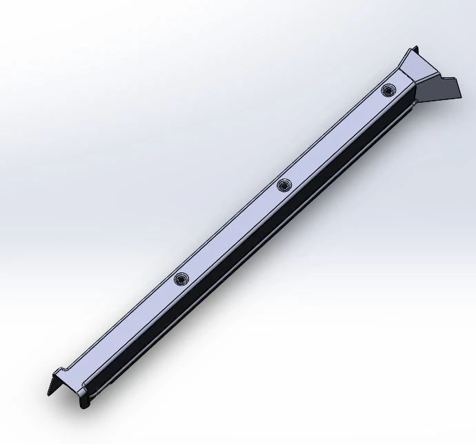 Front Left Pillar Trim for Tractor Cabin - PD 2001.67.06.006.01