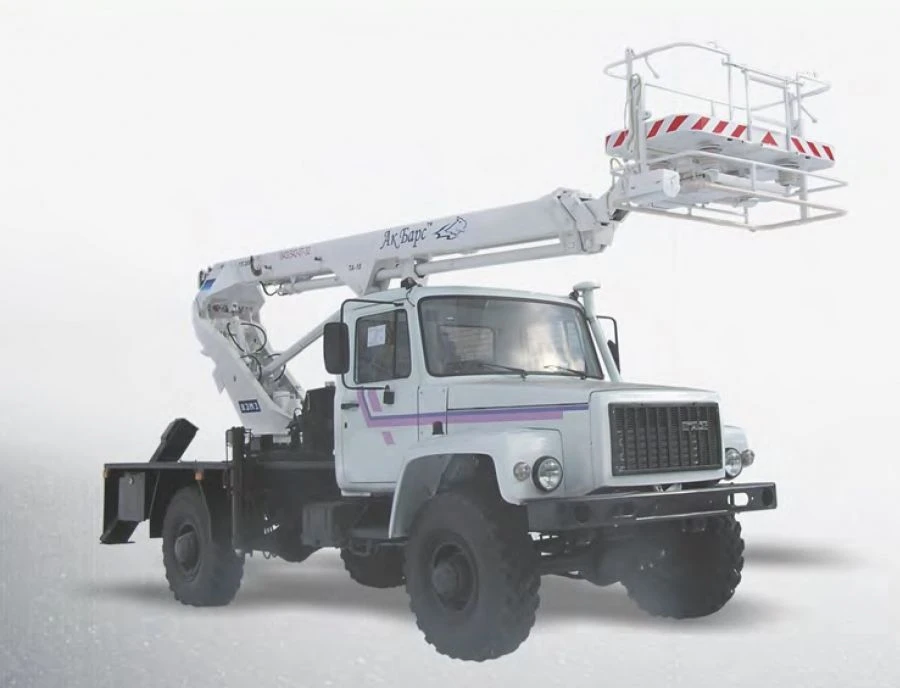 منصة العمل الجوية TA-18 على شاسيه GAZ-33086، نموذج 3897-0000010-32