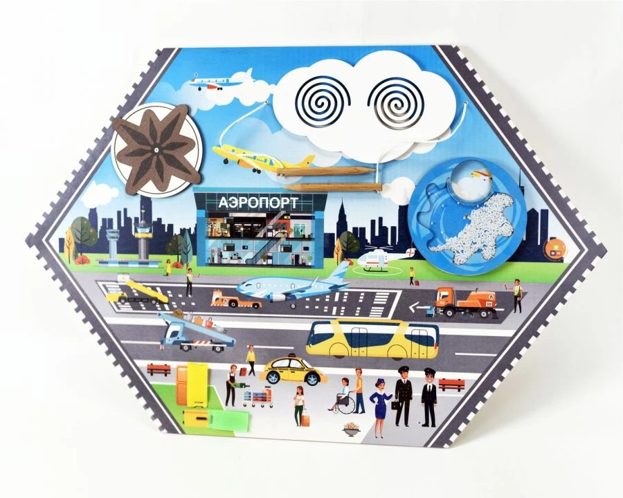 لوحة النشاط التعليمية "طيار" - سلسلة تعلم المهن