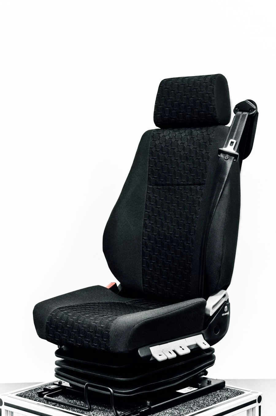Pneumatic Suspension Driver Seat with Fabric Upholstery, Model V3922-6800224-31