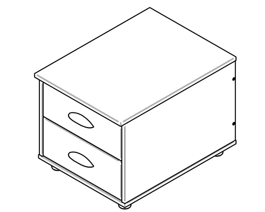 Mobile Cabinet for School and Office Supplies, Model TUV.04