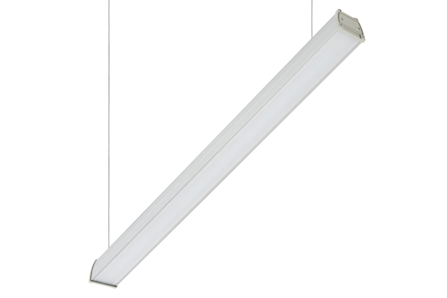 مصباح LED LIRA المقاوم للغبار والرطوبة 1200 مم IP54 (5000K، رمادي)