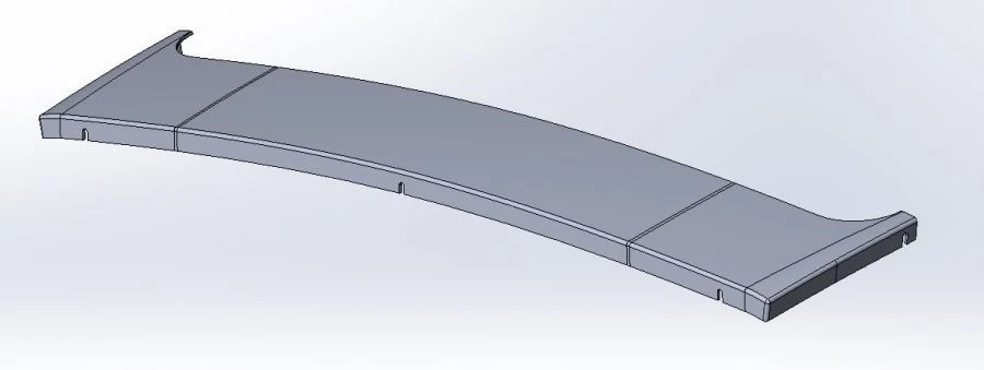Rear Helmet Insert for Tram Cars 71-411.10.21.503